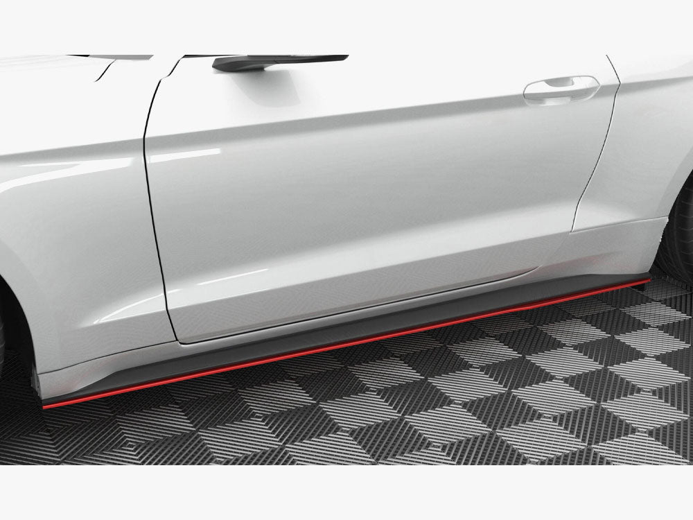 Maxton Design Side Skirts Diffusers V.2 Ford Mustang Mk6 Facelift
