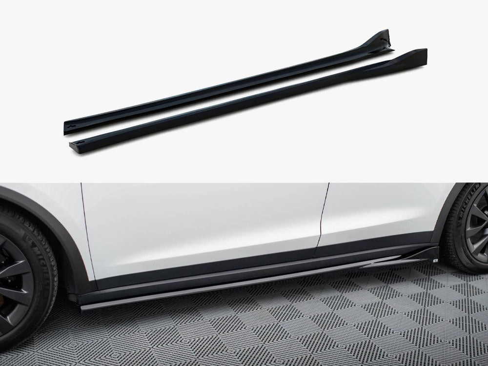 Maxton Design Side Skirts Diffusers Tesla Model X Mk1 Facelift