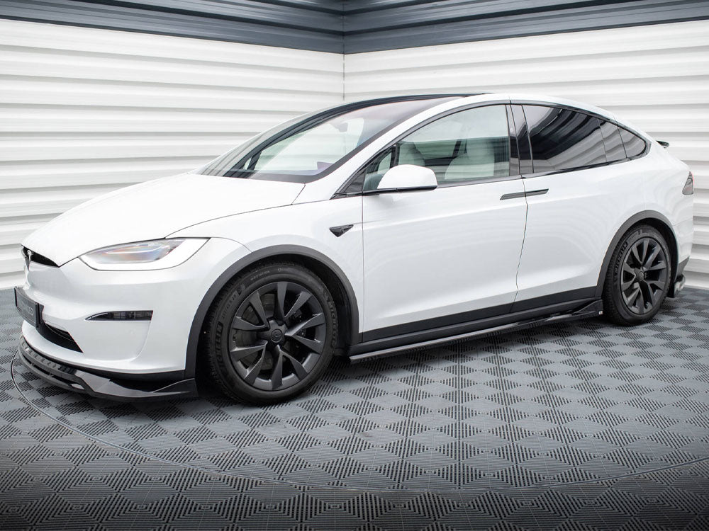 Maxton Design Side Skirts Diffusers Tesla Model X Mk1 Facelift