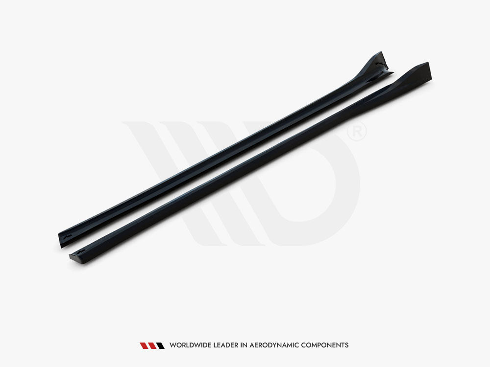 Maxton Design Side Skirts Diffusers Tesla Model X Mk1 Facelift