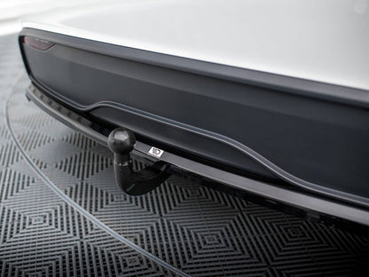 Maxton Design Rear Splitter (Vertical Bars) Tesla Model X Mk1 Facelift
