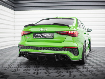 Maxton Design Carbon Fiber Rear Side Splitters V.2 Audi RS3 Sedan 8Y