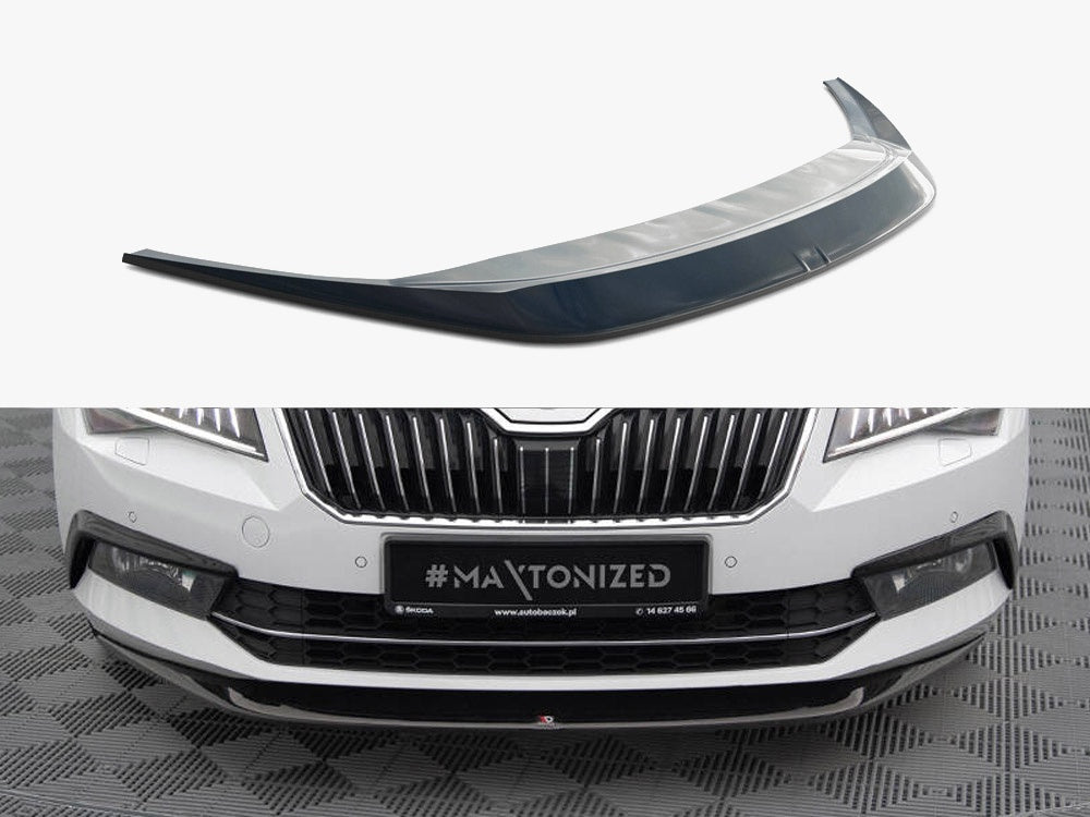 Maxton Design Front Splitter V.1 Skoda Superb Mk3
