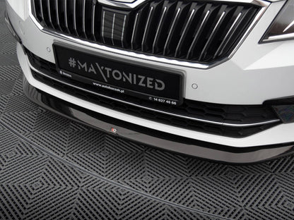 Maxton Design Front Splitter V.1 Skoda Superb Mk3