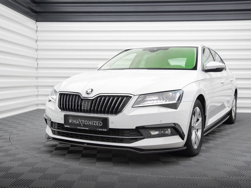 Maxton Design Front Splitter V.2 Skoda Superb Mk3