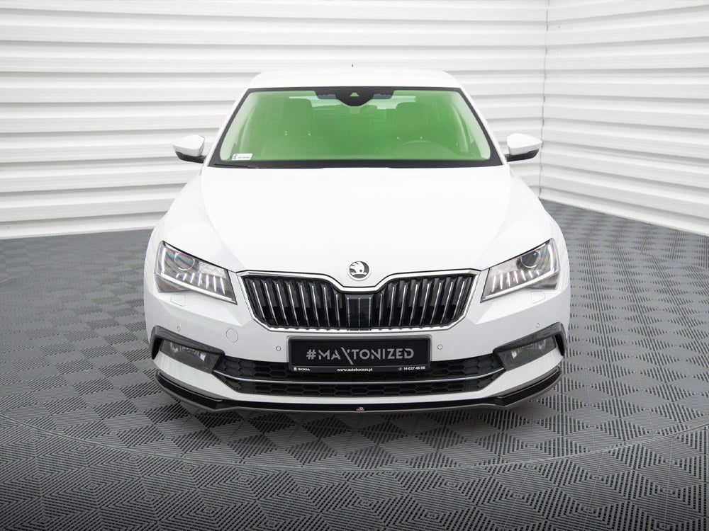 Maxton Design Front Splitter V.2 Skoda Superb Mk3