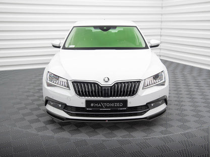 Maxton Design Front Splitter V.2 Skoda Superb Mk3