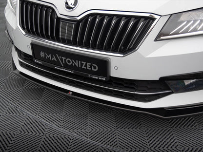Maxton Design Front Splitter V.2 Skoda Superb Mk3