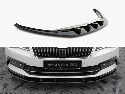 Maxton Design Front Splitter V.3 Skoda Superb Mk3