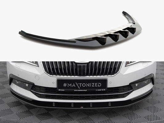 Maxton Design Front Splitter V.3 Skoda Superb Mk3