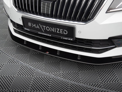 Maxton Design Front Splitter V.3 Skoda Superb Mk3
