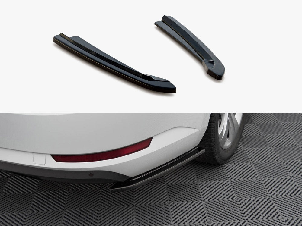 Maxton Design Rear Side Splitters Skoda Superb Mk3 Hatchback / Estate - Carbon Look