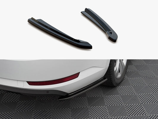 Maxton Design Rear Side Splitters Skoda Superb Mk3 Hatchback / Estate - Carbon Look