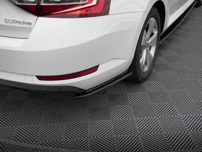 Maxton Design Rear Side Splitters Skoda Superb Mk3 Hatchback / Estate