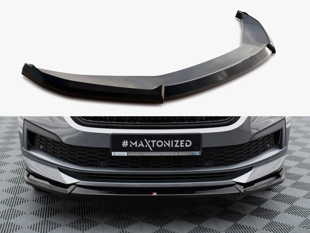 Maxton Design Front Splitter V.1 Skoda Kodiaq Sportline Mk1 Facelift