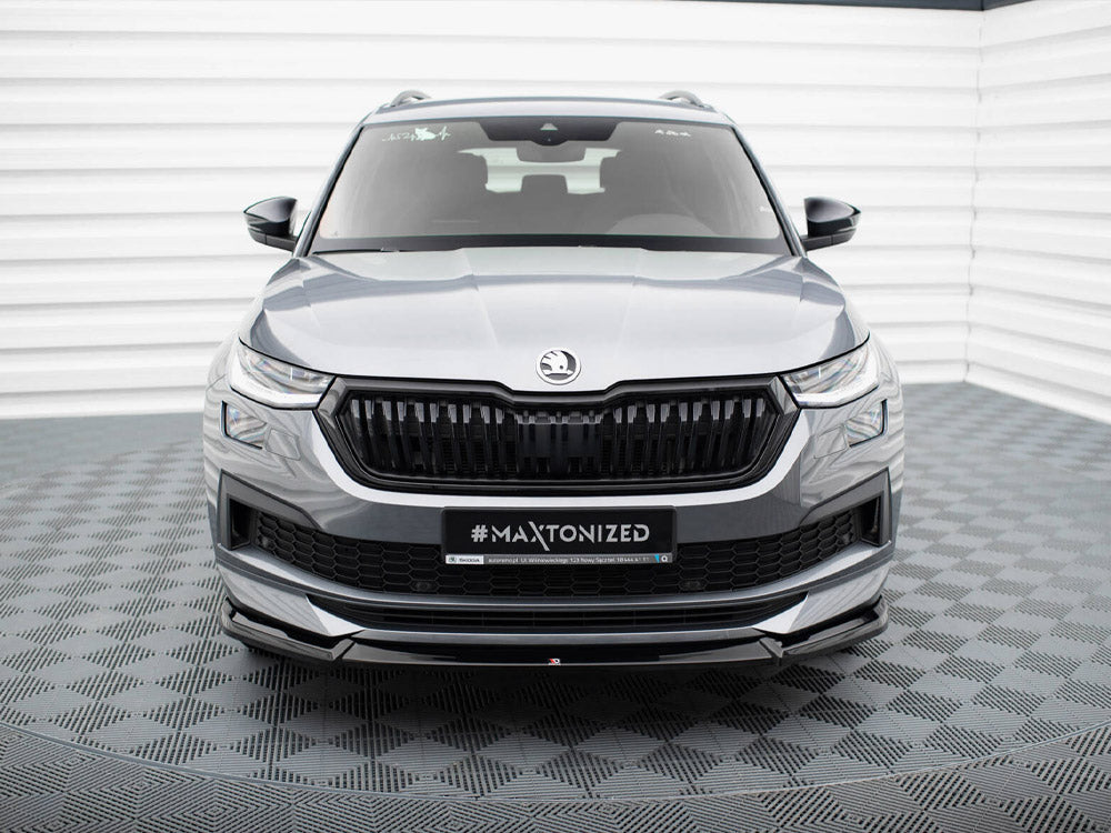 Maxton Design Front Splitter V.1 Skoda Kodiaq Sportline Mk1 Facelift