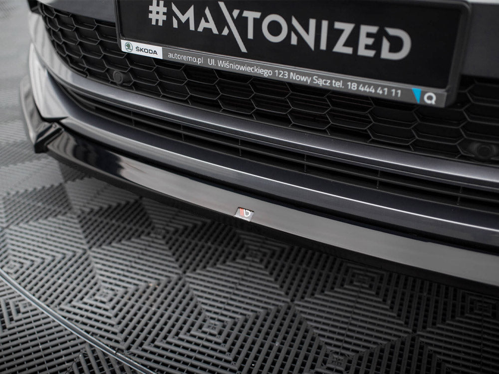 Maxton Design Front Splitter V.1 Skoda Kodiaq Sportline Mk1 Facelift