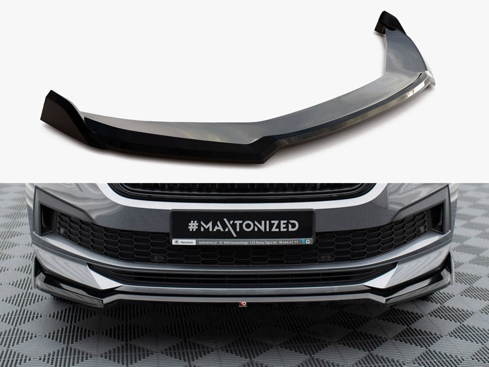 Maxton Design Front Splitter V.2 Skoda Kodiaq Sportline Mk1 Facelift