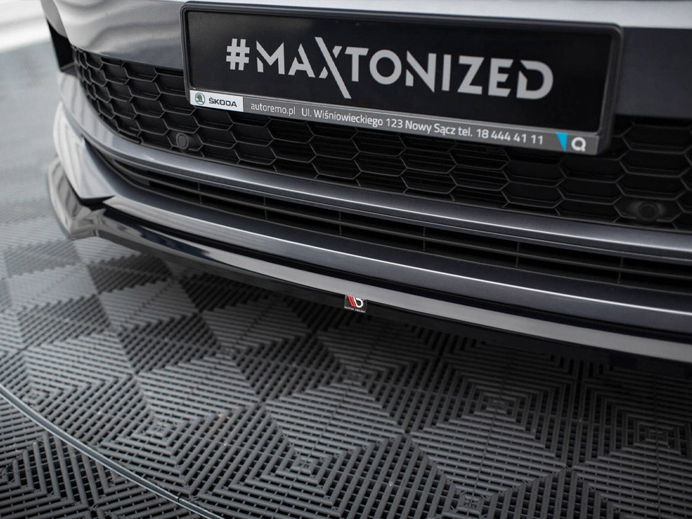 Maxton Design Front Splitter V.2 Skoda Kodiaq Sportline Mk1 Facelift