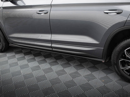 Maxton Design Side Skirts Diffusers Skoda Kodiaq Sportline Mk1 Facelift