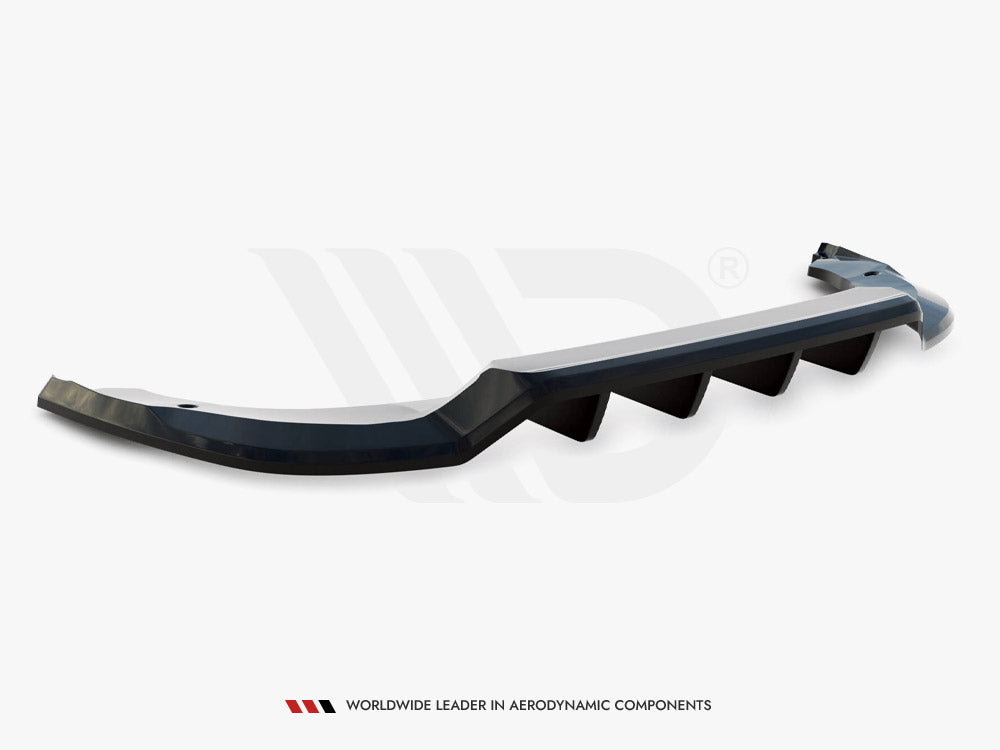 Maxton Design Rear Splitter (Vertical Bars) Skoda Kodiaq Sportline Mk1 Facelift