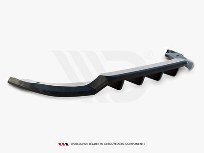 Maxton Design Rear Splitter (Vertical Bars) Skoda Kodiaq Sportline Mk1 Facelift