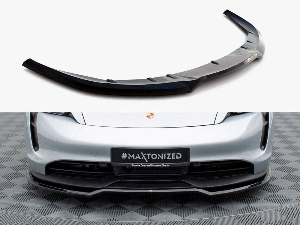 Maxton Design Front Splitter Porsche Taycan / Taycan 4 / Taycan 4S / Taycan GTS Mk1