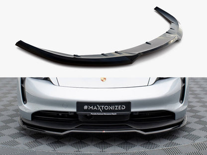 Maxton Design Front Splitter Porsche Taycan / Taycan 4 / Taycan 4S / Taycan GTS Mk1