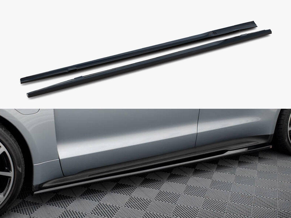 Maxton Design Side Skirts Diffusers Porsche Taycan Sport Design / Taycan 4 Sport Design / Taycan 4S Sport Design / Taycan GTS Sport Design Mk1