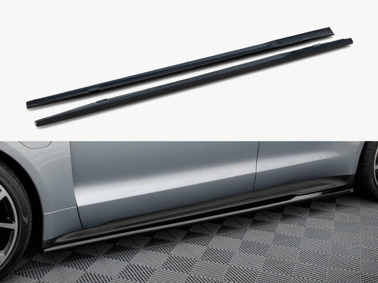 Maxton Design Side Skirts Diffusers Porsche Taycan Sport Design / Taycan 4 Sport Design / Taycan 4S Sport Design / Taycan GTS Sport Design Mk1