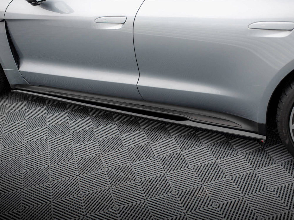 Maxton Design Side Skirts Diffusers Porsche Taycan Sport Design / Taycan 4 Sport Design / Taycan 4S Sport Design / Taycan GTS Sport Design Mk1