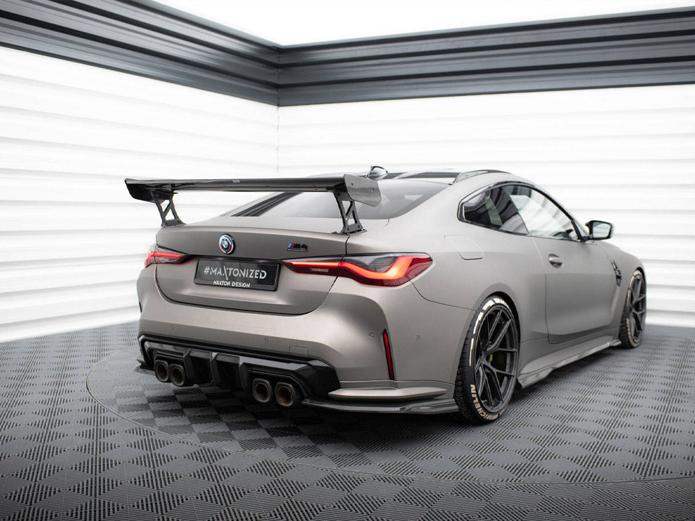 Maxton Design Carbon Spoiler With External Brackets Uprights BMW M4 G82 / G82 Facelift / M440i / 4 M-Pack G22 / G22 Facelift