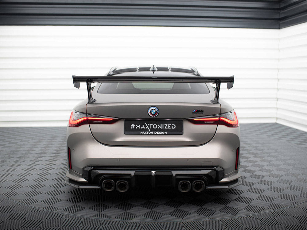 Maxton Design Carbon Spoiler With External Brackets Uprights BMW M4 G82 / G82 Facelift / M440i / 4 M-Pack G22 / G22 Facelift