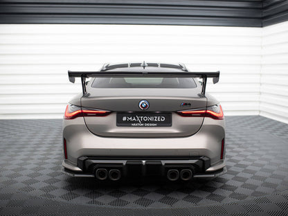 Maxton Design Carbon Spoiler With External Brackets Uprights BMW M4 G82 / G82 Facelift / M440i / 4 M-Pack G22 / G22 Facelift