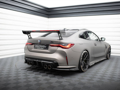 Maxton Design Carbon Spoiler With External Brackets Uprights + LED BMW M4 G82 / G82 Facelift / M440i / 4 M-Pack G22 / G22 Facelift