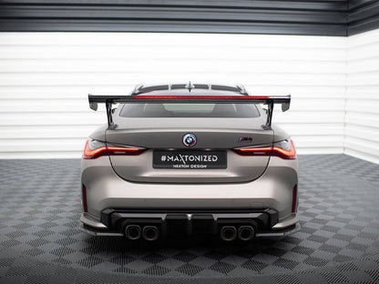 Maxton Design Carbon Spoiler With External Brackets Uprights + LED BMW M4 G82 / G82 Facelift / M440i / 4 M-Pack G22 / G22 Facelift