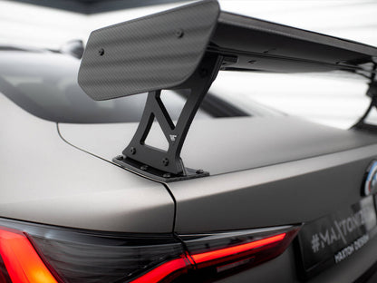 Maxton Design Carbon Spoiler With External Brackets Uprights + LED BMW M4 G82 / G82 Facelift / M440i / 4 M-Pack G22 / G22 Facelift