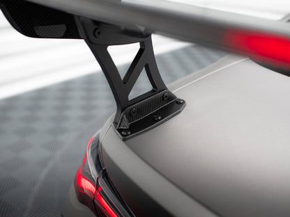 Maxton Design Carbon Spoiler With External Brackets Uprights + LED BMW M4 G82 / G82 Facelift / M440i / 4 M-Pack G22 / G22 Facelift