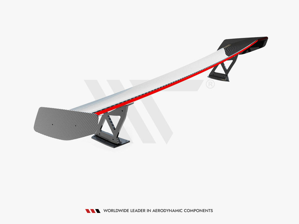 Maxton Design Carbon Spoiler With External Brackets Uprights + LED BMW M4 G82 / G82 Facelift / M440i / 4 M-Pack G22 / G22 Facelift