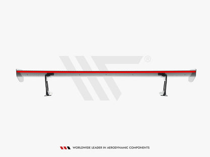 Maxton Design Carbon Spoiler With External Brackets Uprights + LED BMW M4 G82 / G82 Facelift / M440i / 4 M-Pack G22 / G22 Facelift