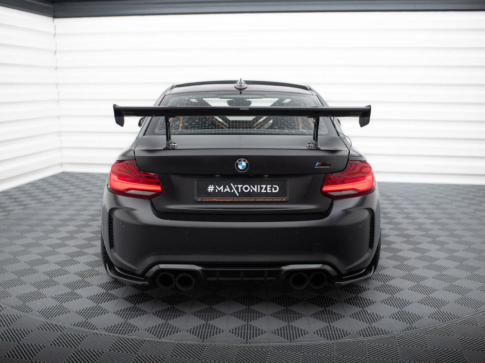 Maxton Design Carbon Spoiler With Internal Brackets Uprights BMW M2 F87