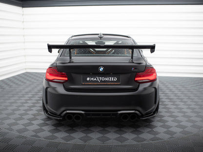 Maxton Design Carbon Spoiler With Internal Brackets Uprights BMW M2 F87