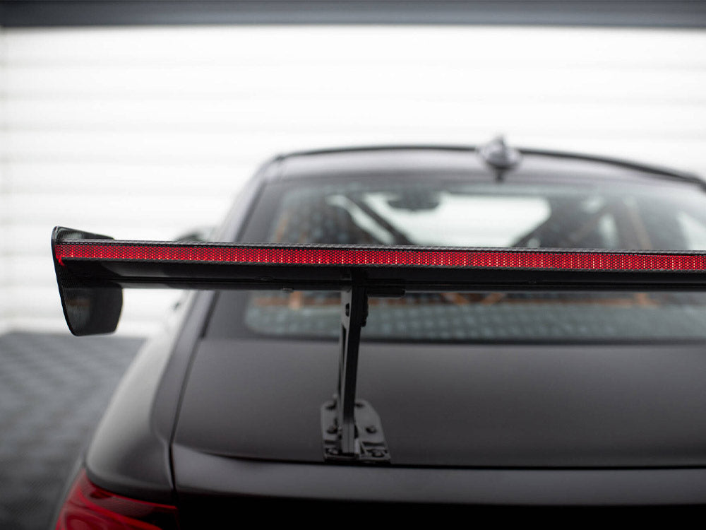 Maxton Design Carbon Spoiler With Internal Brackets Uprights + LED BMW M2 F87