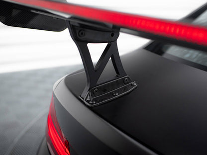 Maxton Design Carbon Spoiler With Internal Brackets Uprights + LED BMW M2 F87
