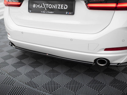 Maxton Design Central Rear Splitter BMW 3 Sedan / Touring G20 / G21 Facelift
