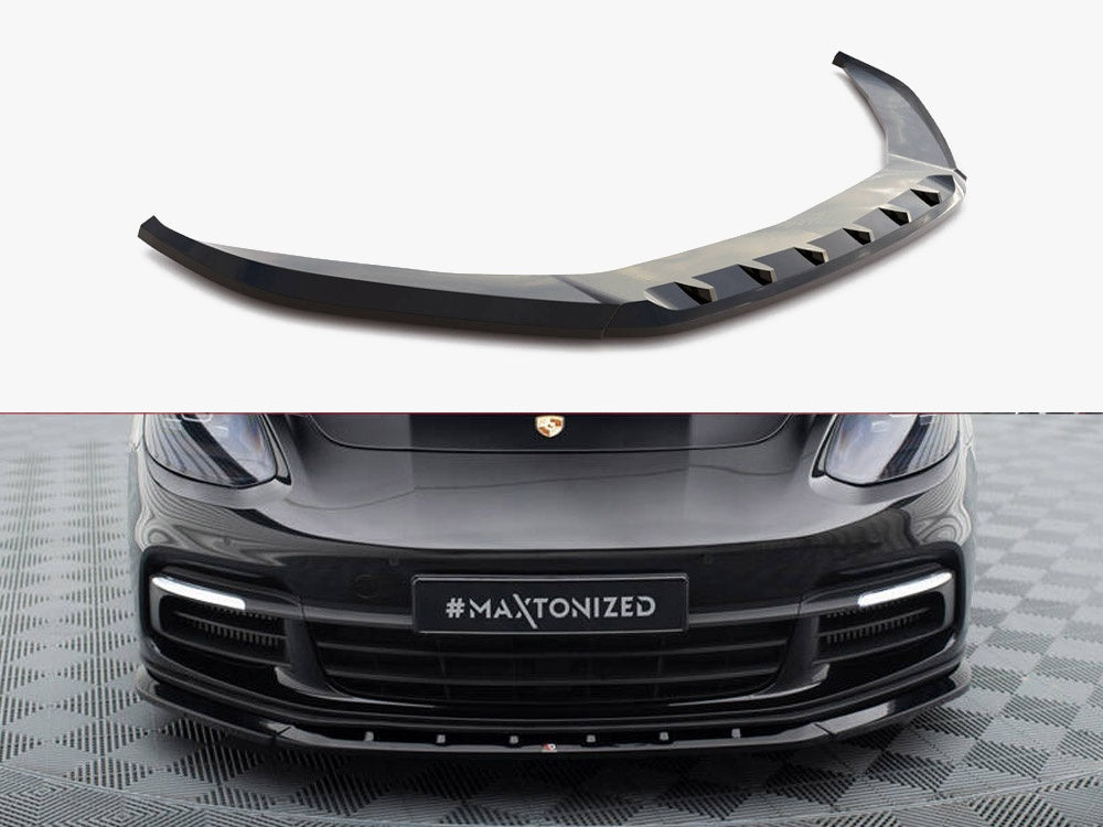 Maxton Design Front Splitter V.1 Porsche Panamera E-Hybrid / Panamera 4S 971