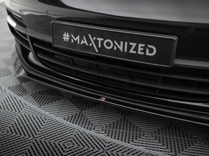 Maxton Design Front Splitter V.2 Porsche Panamera E-Hybrid / Panamera 4S 971