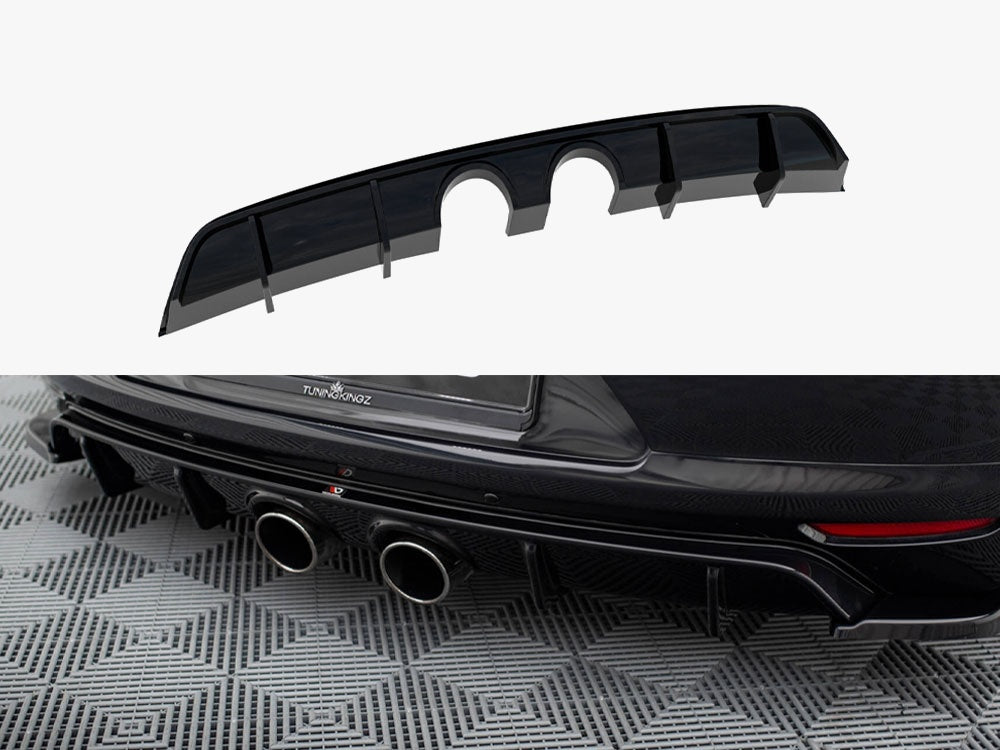 Maxton Design Rear Valance V.2 Volkswagen Scirocco Mk3 (R32 Exhaust)
