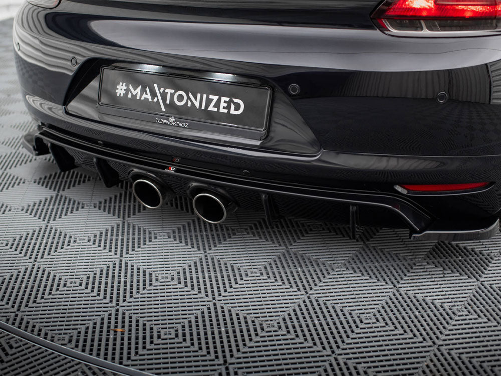 Maxton Design Rear Valance V.2 Volkswagen Scirocco Mk3 (R32 Exhaust)