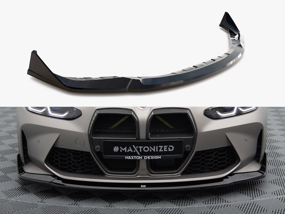 Maxton Design Front Splitter V.4 CSL Look BMW M4 G82 / M3 G80
